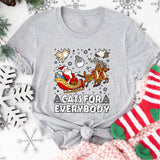 Cats for Everybody Christmas Shirt, Meowy Christmas Sweatshirt,Cat Mom Shirt