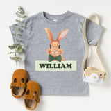 Personalized Easter Shirt, Custom Kids Bunny Tee