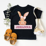 Personalized Easter Shirt, Custom Kids Bunny Tee
