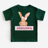 Personalized Easter Shirt, Custom Kids Bunny Tee