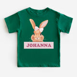 Personalized Easter Shirt, Custom Kids Bunny Tee