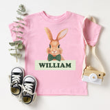 Personalized Easter Shirt, Custom Kids Bunny Tee