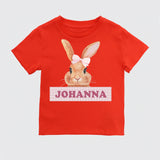Personalized Easter Shirt, Custom Kids Bunny Tee