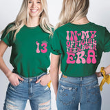 In My Official Teenager Era T-Shirt, 13'th Birthday Shirt, Thirteen Years Old Tee - Nesta Tees