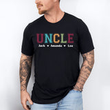 Daddy T-Shirt, Dad Shirt with Kids Names Tee, Custom Dad Shirt, New Dad Shirt