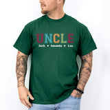 Daddy T-Shirt, Dad Shirt with Kids Names Tee, Custom Dad Shirt, New Dad Shirt