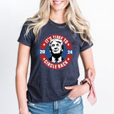 Donald Trump Shirt, It's Time To Circle Back Shirt, Trump Assassination T-Shirt