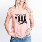 Remember Your Why T-Shirt, Christian Shirt, Faith Shirt, Religious Shirt