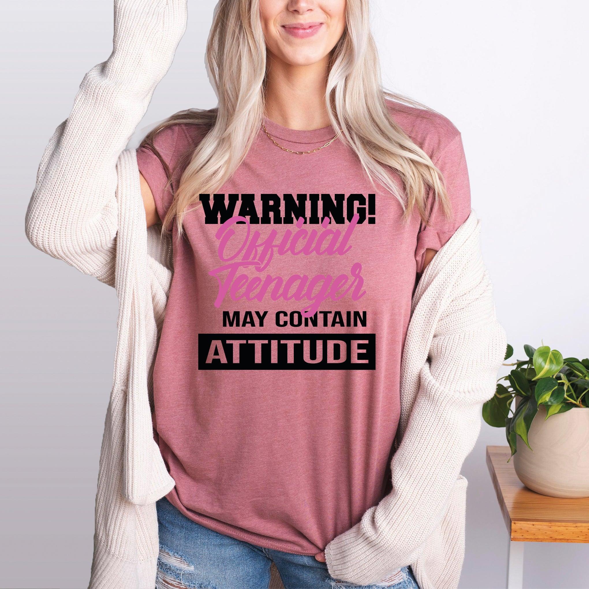 Warning Official Teenager Shirt, Birthday Girl Shirt, 13'th Birthday Tee - Nesta Tees