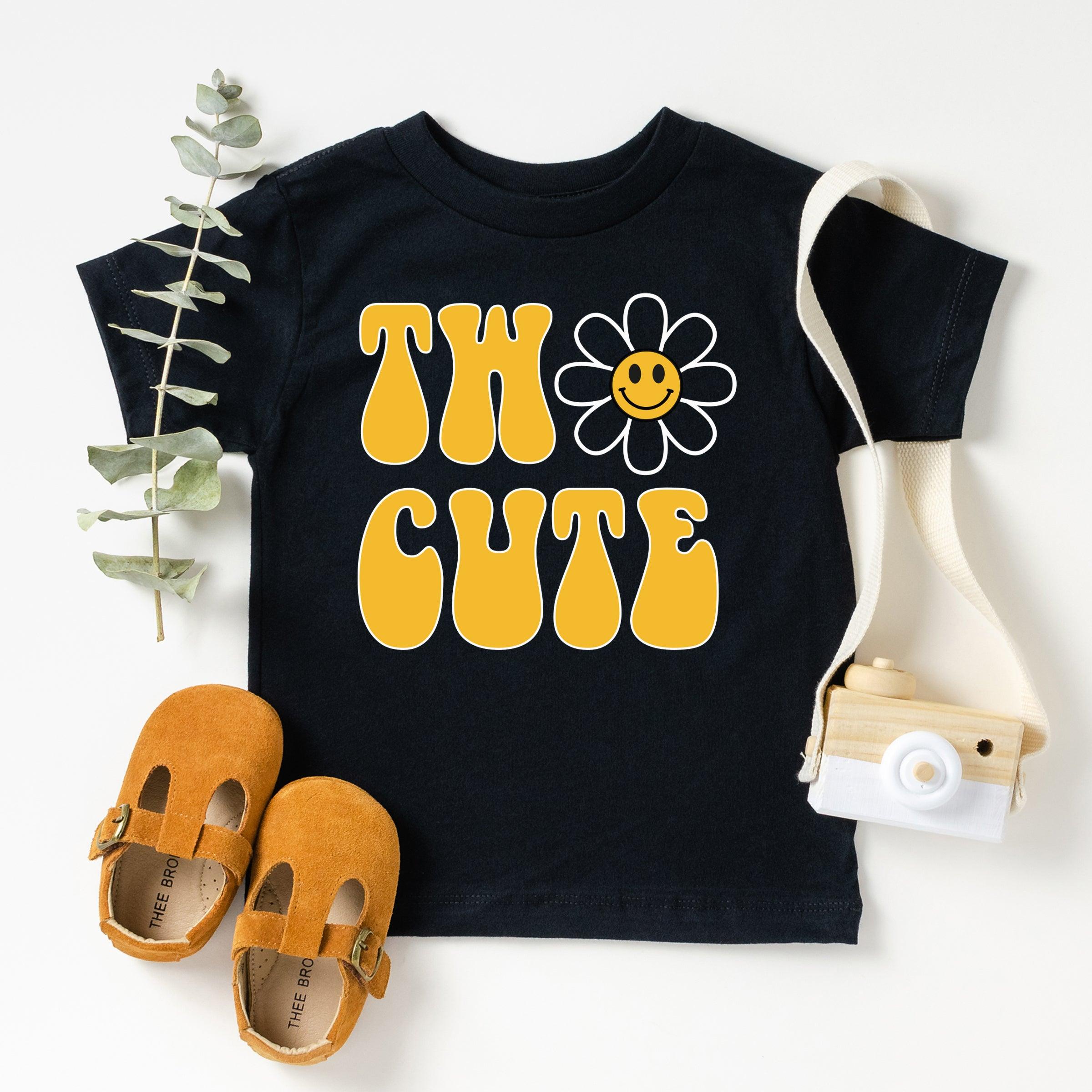 Two Cute Shirt, Second Birthday Tee, 2nd Birthday Shirt, Birthday Girl Shirt, Two Age T Shirt - Nesta Tees
