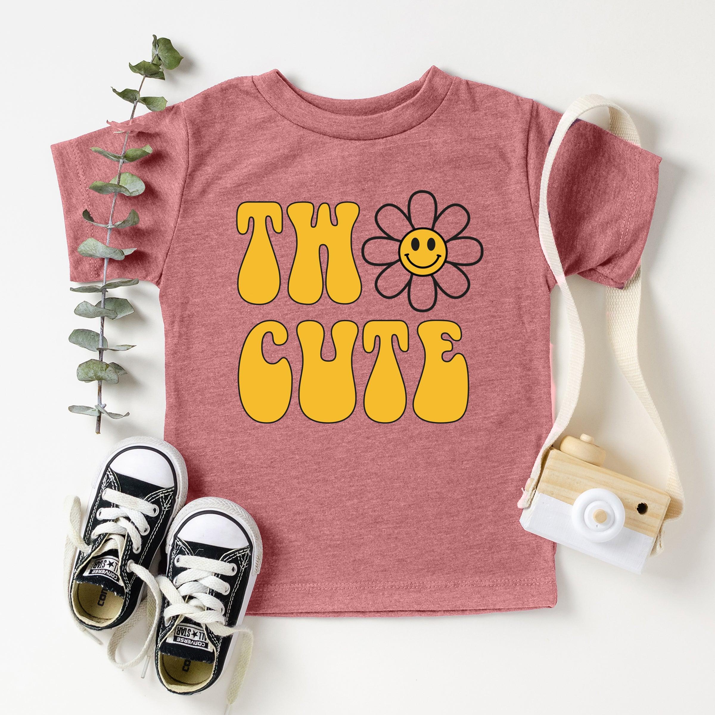 Two Cute Shirt, Second Birthday Tee, 2nd Birthday Shirt, Birthday Girl Shirt, Two Age T Shirt - Nesta Tees