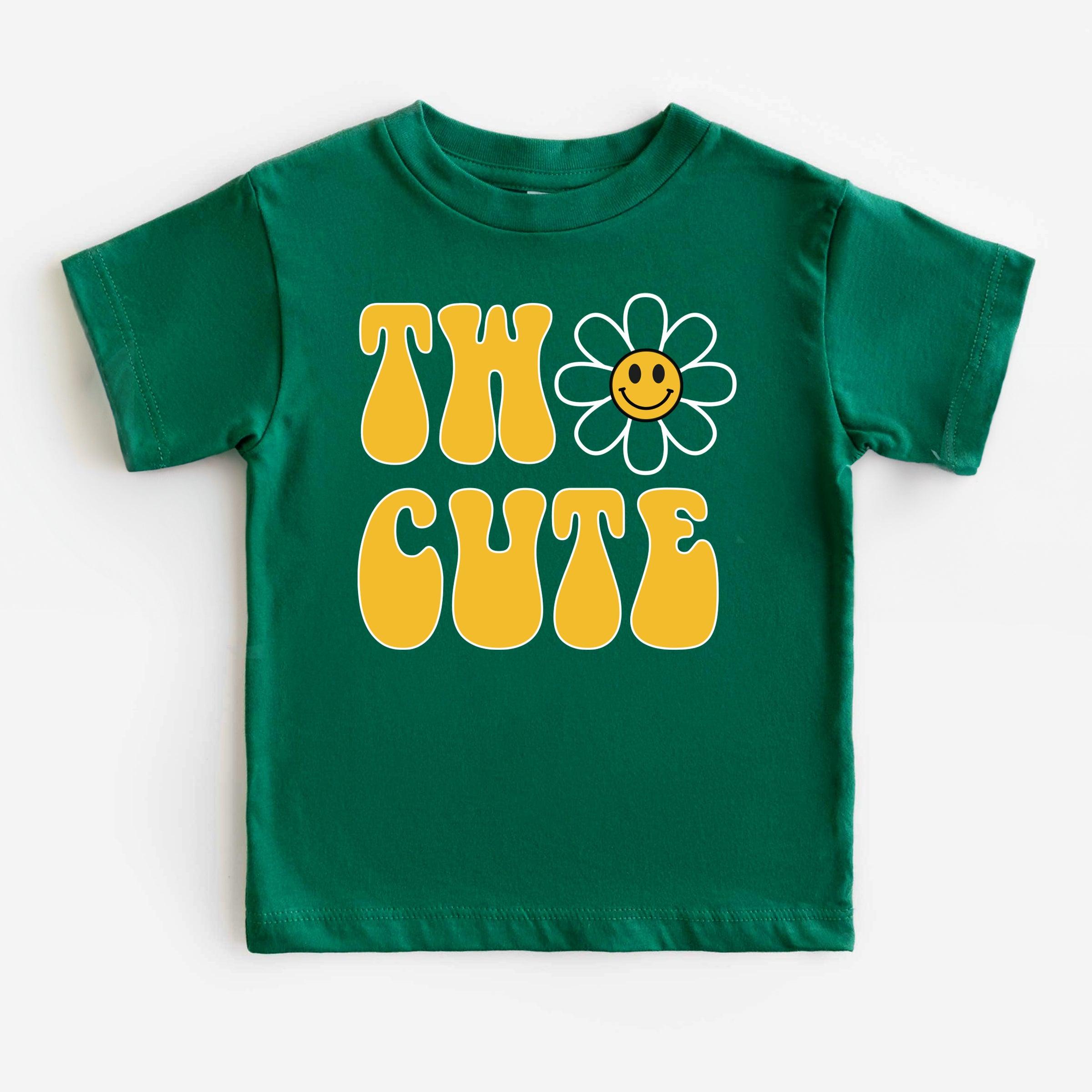 Two Cute Shirt, Second Birthday Tee, 2nd Birthday Shirt, Birthday Girl Shirt, Two Age T Shirt - Nesta Tees