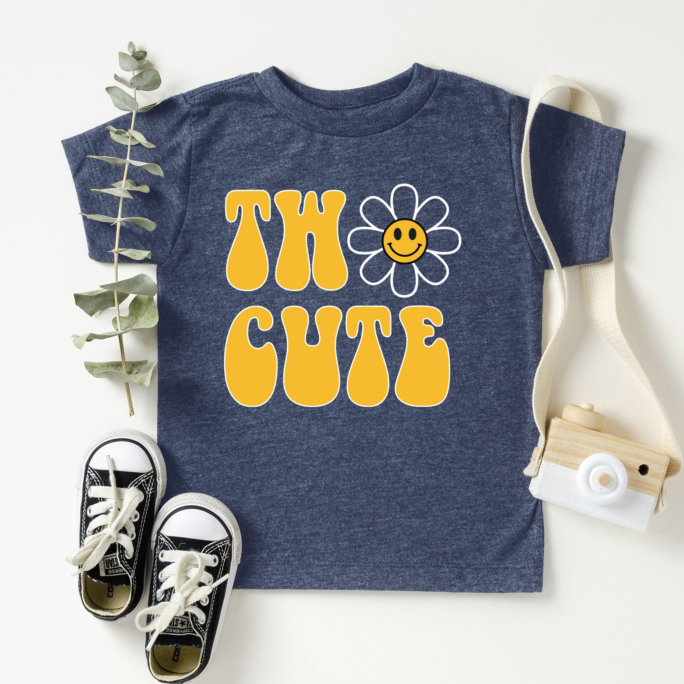 Two Cute Shirt, Second Birthday Tee, 2nd Birthday Shirt, Birthday Girl Shirt, Two Age T Shirt - Nesta Tees