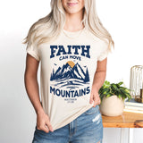 Faith Can Move Mountains T-Shirt, Inspirational Shirt, Faith Shirt