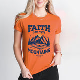Faith Can Move Mountains T-Shirt, Inspirational Shirt, Faith Shirt