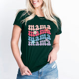 Floral Mama Shirt, Retro Mama Shirt, Mom Life Shirt, Girl Mama Shirt, Motherhood Shirt