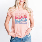 Floral Mama Shirt, Retro Mama Shirt, Mom Life Shirt, Girl Mama Shirt, Motherhood Shirt