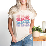 Floral Mama Shirt, Retro Mama Shirt, Mom Life Shirt, Girl Mama Shirt, Motherhood Shirt