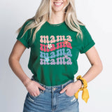 Floral Mama Shirt, Retro Mama Shirt, Mom Life Shirt, Girl Mama Shirt, Motherhood Shirt
