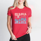Floral Mama Shirt, Retro Mama Shirt, Mom Life Shirt, Girl Mama Shirt, Motherhood Shirt