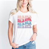 Floral Mama Shirt, Retro Mama Shirt, Mom Life Shirt, Girl Mama Shirt, Motherhood Shirt