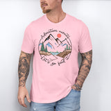 Adventure Awaits Let's Go Find It Shirt, Adventure Camping Shirt, Mountain T-Shirt
