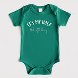 It’s My Half Birthday Onesie, Baby Birthday Onesie, Half Birthday Shirt, Six Month Onesie