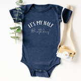 It’s My Half Birthday Onesie, Baby Birthday Onesie, Half Birthday Shirt, Six Month Onesie