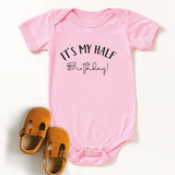 It’s My Half Birthday Onesie, Baby Birthday Onesie, Half Birthday Shirt, Six Month Onesie