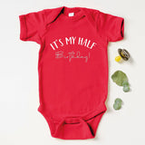 It’s My Half Birthday Onesie, Baby Birthday Onesie, Half Birthday Shirt, Six Month Onesie