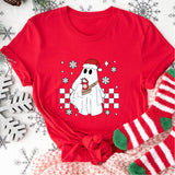 Christmas Ghost Bougie Shirt, Xmas Ghost Shirt, Ghost Holiday Shirt