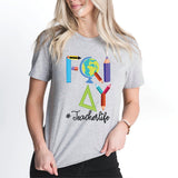 Happy Friyay Shirt, Gift for Teacher Sweatshirt, Funny Teacher T-Shirt, Friday Weekend Tee