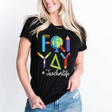 Happy Friyay Shirt, Gift for Teacher Sweatshirt, Funny Teacher T-Shirt, Friday Weekend Tee