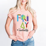 Happy Friyay Shirt, Gift for Teacher Sweatshirt, Funny Teacher T-Shirt, Friday Weekend Tee