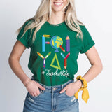 Happy Friyay Shirt, Gift for Teacher Sweatshirt, Funny Teacher T-Shirt, Friday Weekend Tee