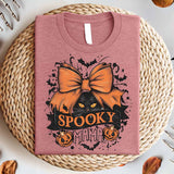 Spooky Mama Shirt, Halloween Black Cat Mom Shirt