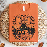 Spooky Mama Shirt, Halloween Black Cat Mom Shirt