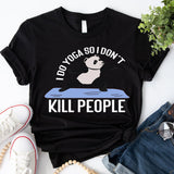 Funny Yoga T-Shirt, Meditation Shirt, Panda Yogi Tee, Pilates Shirt, Yogi Tee