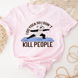 Funny Yoga T-Shirt, Meditation Shirt, Panda Yogi Tee, Pilates Shirt, Yogi Tee