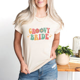 Groovy Bride T-Shirt, Bachelorette Party Shirt, Wedding Shirt, Bride To Be Shirt, Bridal Shirt