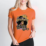 Birthday Queen T-Shirt, Afro Queen Shirt, African Girl Birthday Tee, Birthday Diva Shirt - Nesta Tees