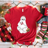 Christmas Ghost Shirt, Cute Christmas Shirt, Ghost Santa Shirt