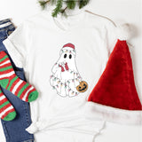 Christmas Ghost Shirt, Cute Christmas Shirt, Ghost Santa Shirt