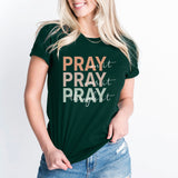 Pray On It Pray Over It Pray Through It Shirt, Faith Shirt, Christian Shirt
