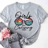 Girls Gone Cruising 2024 T-Shirt, Girls Cruising Shirt, Bachelorette Cruise Tee