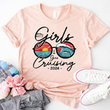 Girls Gone Cruising 2024 T-Shirt, Girls Cruising Shirt, Bachelorette Cruise Tee