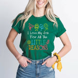 I Love My Job For All The Little Reasons, Daycare Teacher Shirt, Back to School Shirt