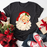 Christmas Santa Head Sweatshirt, Santa Claus Shirt, Merry Xmas Tee