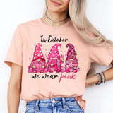 In October We Wear Pink Dwarf Shirt, Breast Cancer Awareness Shirt