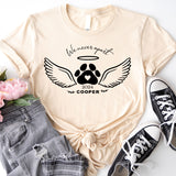 Personalized Deceased Pet Shirt, Pet's Date of Death T-shirt